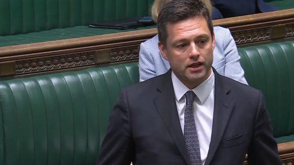 Chris in the Commons Chamber