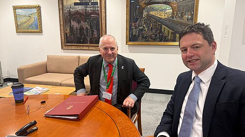 chris and rail minister