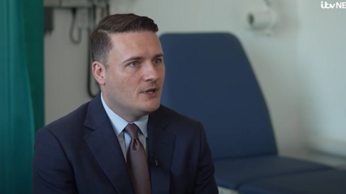 Wes Streeting being asked about Chris' campaign