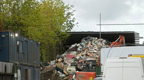 mountain of rubbish