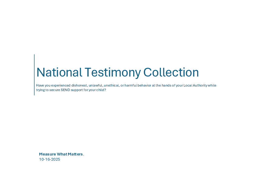 Testimonies